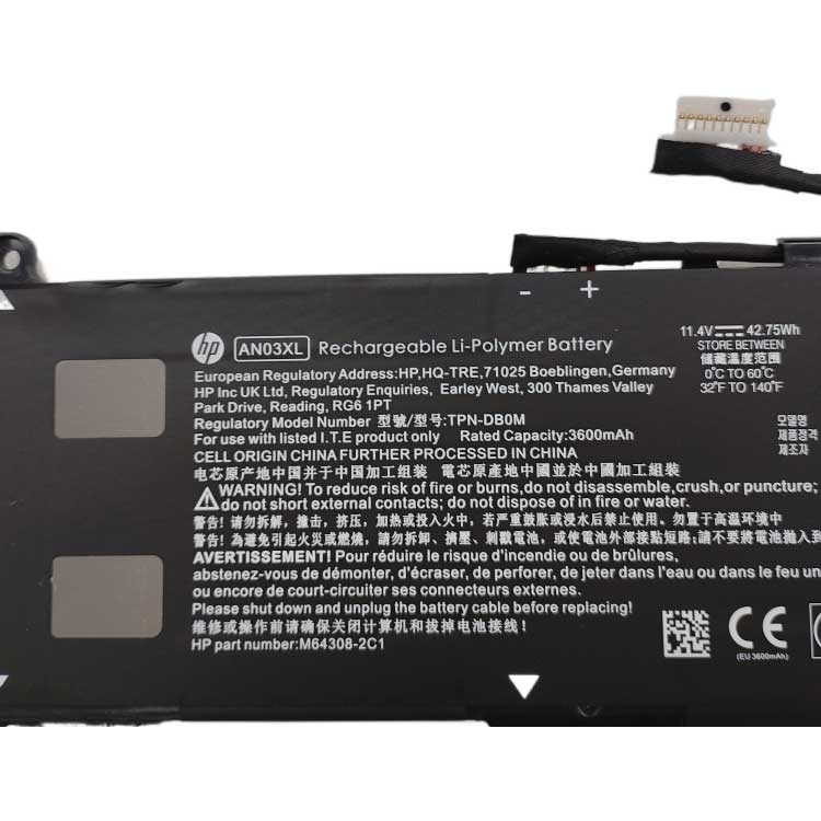 LENOVO HP Pro X360 fürtis 11 G9 Serie Baterie