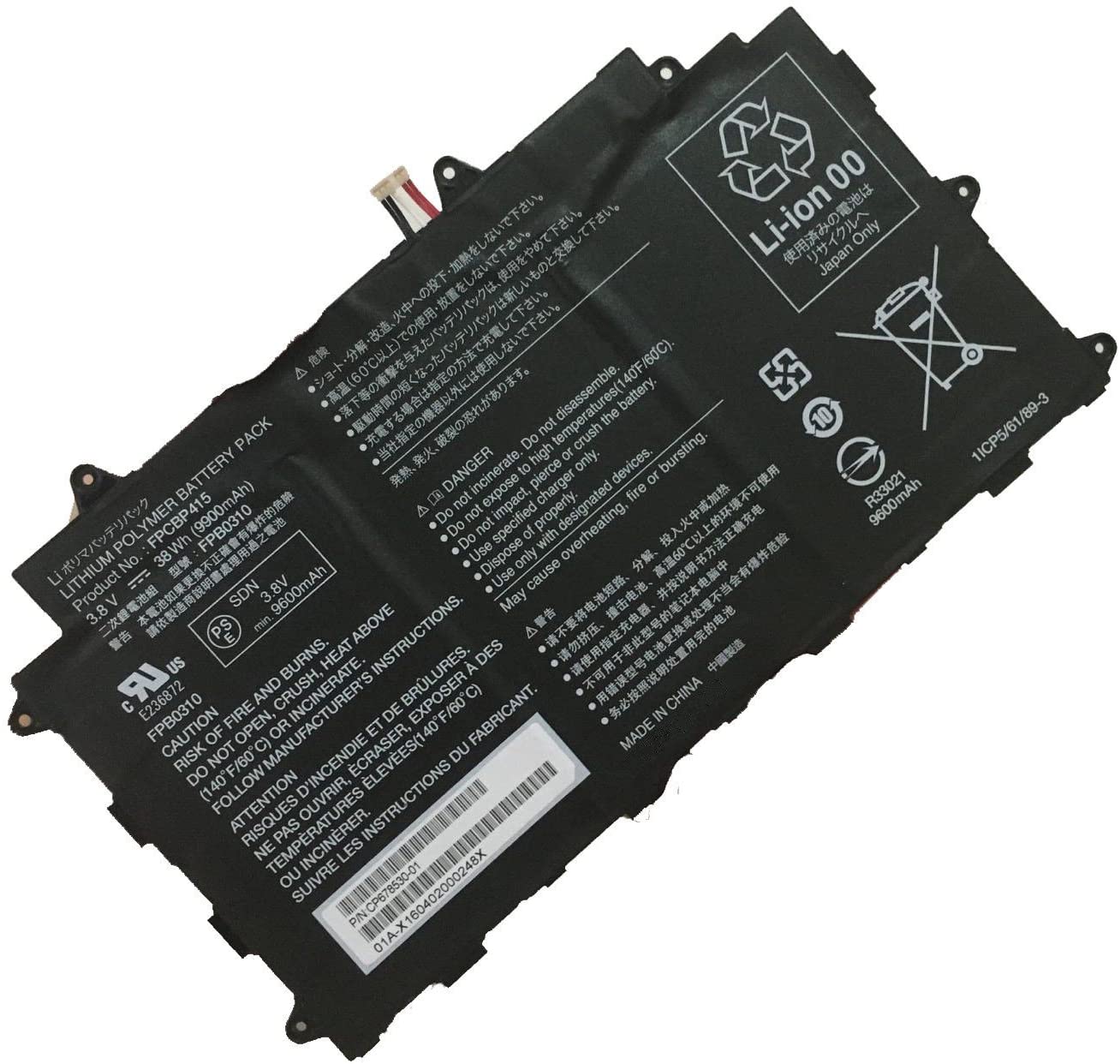 Fujitsu Stylistic Q584H seria Tablet Baterie