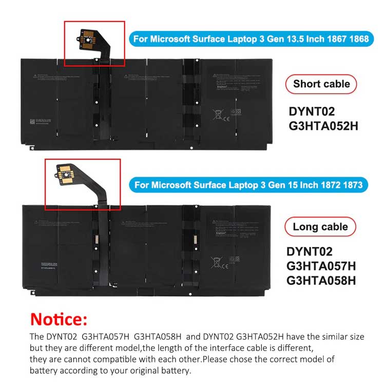 MICROSOFT G3HTA052H Baterie