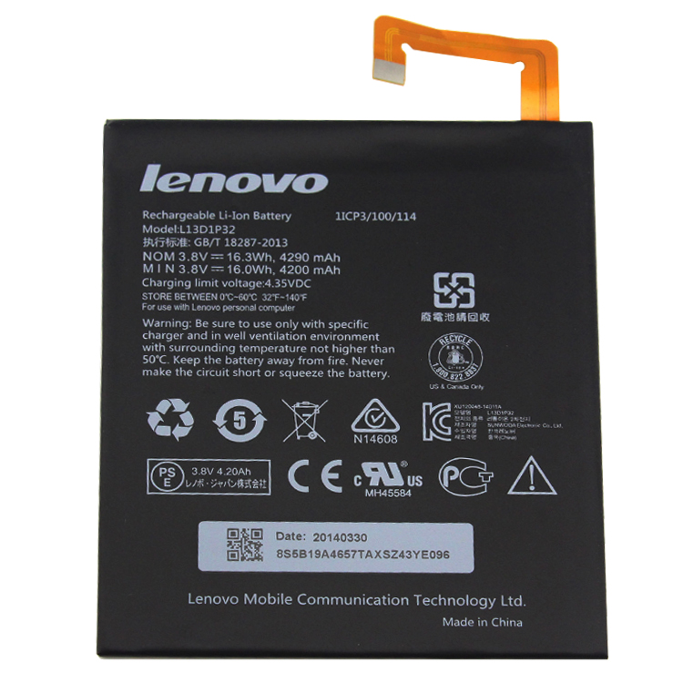 Lenovo Ideapad A8-50 A5500 Baterie