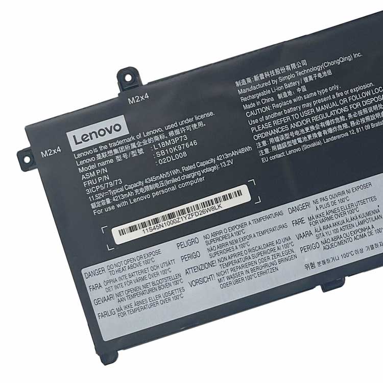 Lenovo ThinkPad P14s 1st Gen seria Baterie