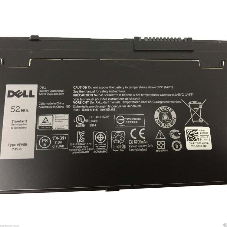 Dell Latitude E7250 Serie Baterie