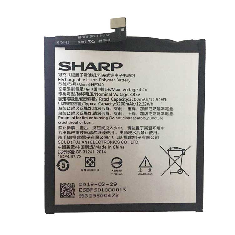 SHARP HE349 Baterie